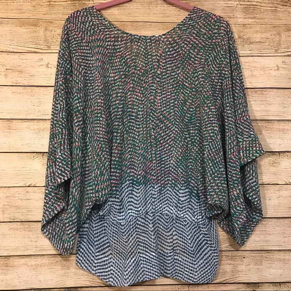 Patterned Sheer Blouse | CAbi - Picture 5 of 7